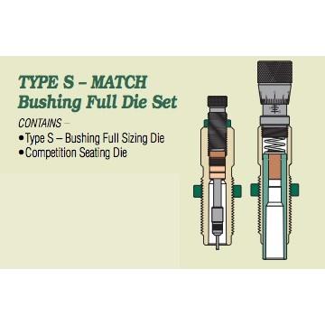 Redding .24 Nosler Type S Match Bushing Full Die Reloading Set