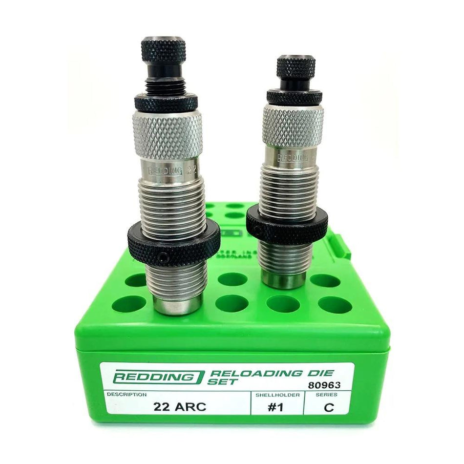 Redding Full Length 2-Die Set 22 ARC Rifle Cartridge