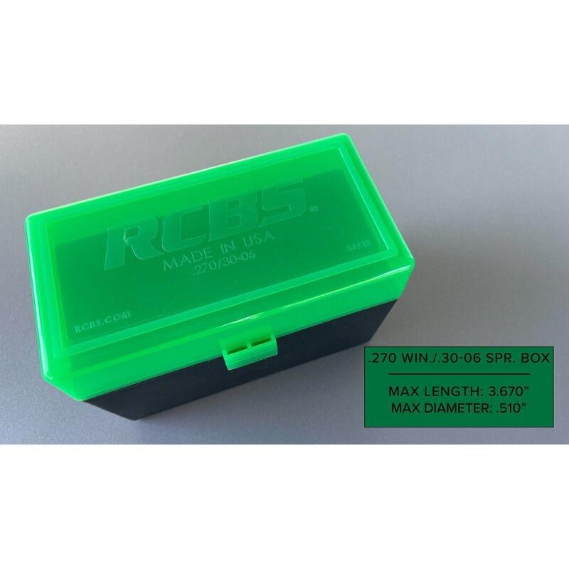 RCBS Impact-Resistant Ammo Box .270 Win 50-Round Capacity