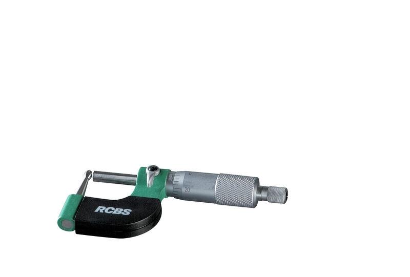 RCBS Vernier Ball Micrometer 0-1 Inch for Case Neck Thickness