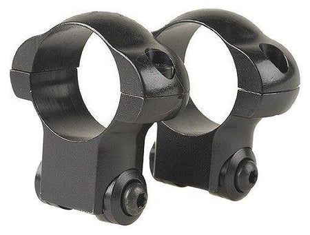 Redfield Ruger 77 & Mark II LA/SA Steel Scope Rings - 1" Medium Black