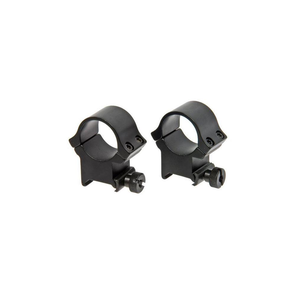 Redfield 4-Hole Aluminum Scope Rings 1-Inch High Matte Finish