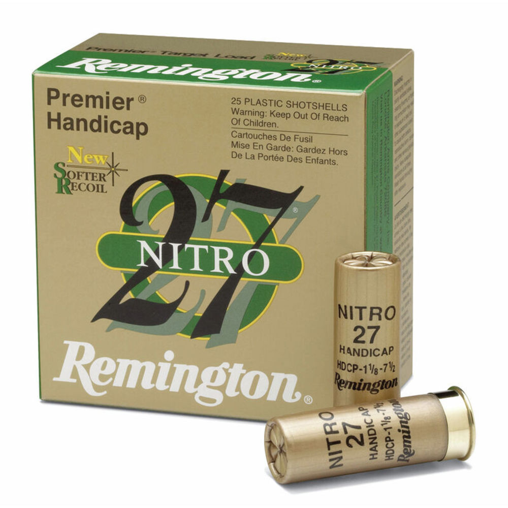 Remington Premier Nitro 27 Gold Handicap 12 Gauge 2.75 in / 2.75 in #7.5 1-1/8 oz