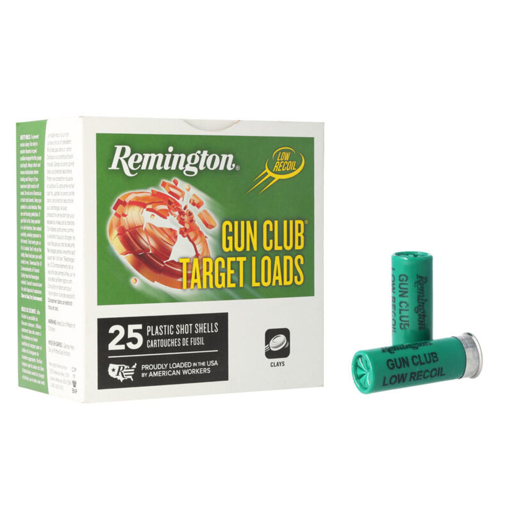 Remington Gun Club Target Loads 12 Gauge 2.75 in / 2.75 in #8 1 oz