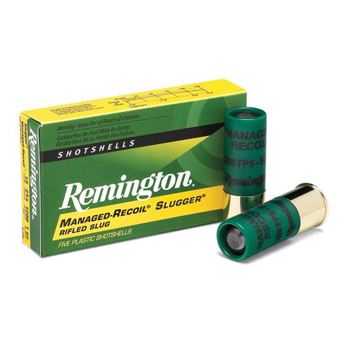 Remington 20290 Slugger Managed-Recoil 12 Gauge 2.75" 1oz Rifled Slug 1200 fps