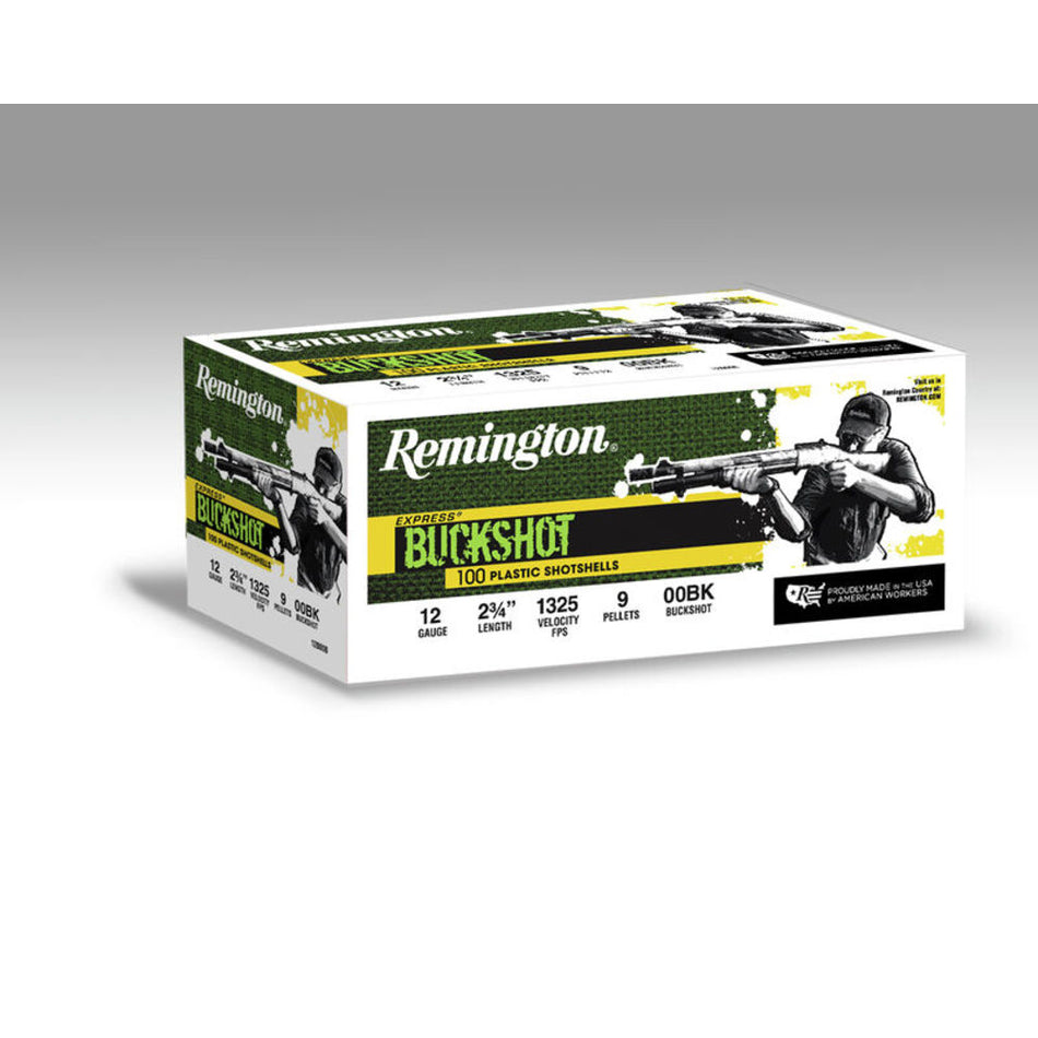 Remington Express 9 Pellets 12 Gauge 2.75 in / 2.75 in 00 Buck 1-1/8 oz