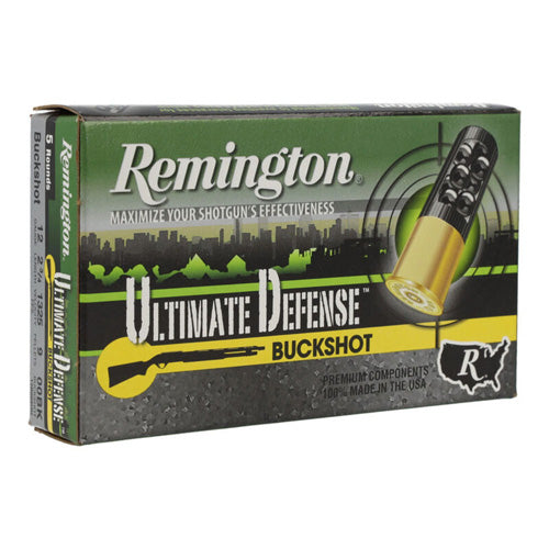 Remington Ultimate Defense 9 Pellets 12 Gauge 2.75 in / 2.75 in 00 Buck 1-1/8 oz