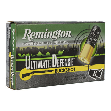 Remington Ultimate Defense 9 Pellets 12 Gauge 2.75 in / 2.75 in 00 Buck 1-1/8 oz
