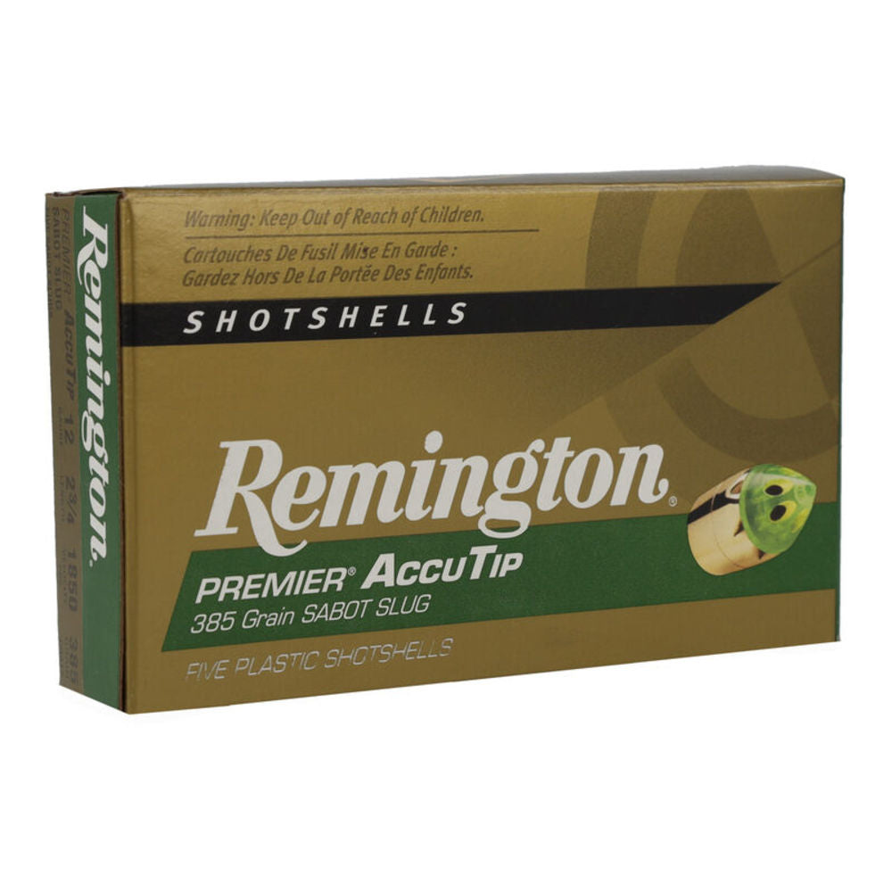 Remington 20727 Premier AccuTip Hunting 12 Gauge 2.75" 385 385Gr 1850 fps