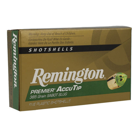 Remington 20727 Premier AccuTip Hunting 12 Gauge 2.75" 385 385Gr 1850 fps