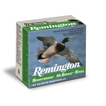 Remington 20977 Sportsman Hi-Speed Steel 12 Gauge 3" 1-1/8oz 2 Shot 1550 fps