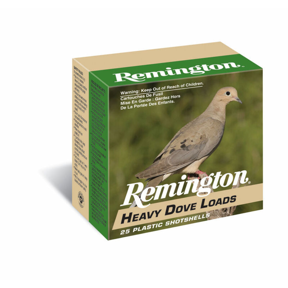 Remington Heavy Dove Loads Upland 20 Gauge 2.75 in / 2.75 in #7.5 1 oz