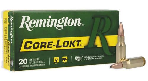 Remington Core-Lokt .30 Remington AR 150 gr JSP ammo