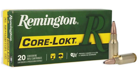 Remington Core-Lokt .30 Remington AR 150 gr JSP ammo