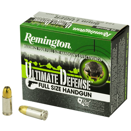 Remington Ultimate Defense Full-Size 9mm Luger / Parabellum 124 gr JHP ammo