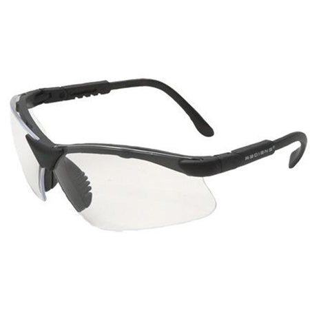 Radians Revelation Shooting Glasses Black Frame Clear Lens