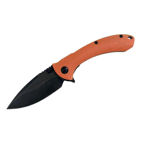 ABKT Elite Shadow Protector II Folding Knife 3.5" Drop Point D2 Blade Orange G10