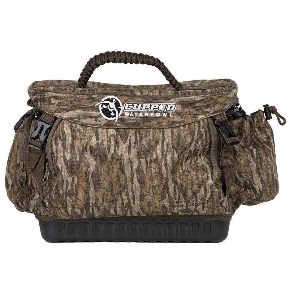 Cupped Medium Floating Blind Bag Mossy Oak Bottomland Waterfowl