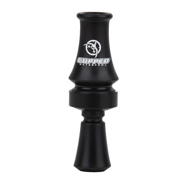 Cupped Comeback Quack Double Reed Duck Mouth Call Black Acrylic