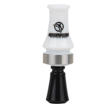 Cupped Comeback Quack Double Reed Duck Mouth Call White Acrylic