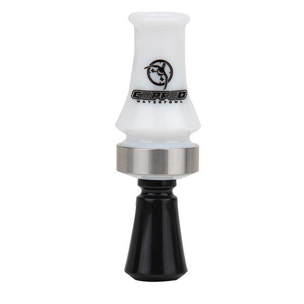 Cupped Comeback Quack Double Reed Duck Mouth Call White Acrylic
