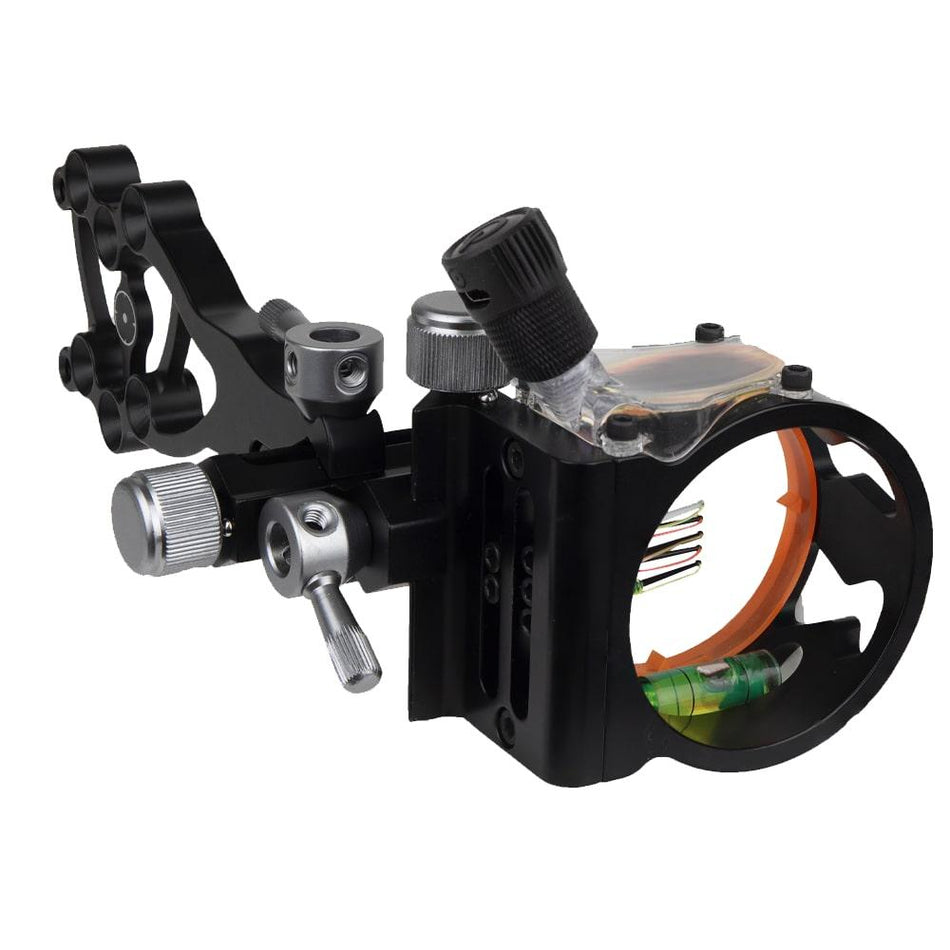 Dead Ringer Quickdraw 5-Pin Bow Sight with Rechargeable Pin Light and Sight Level