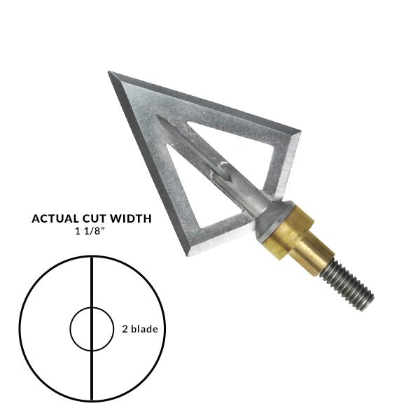 Dead Ringer The PSD Fixed Blade Broadhead 100/125 Grain 4-Blade 3-Pack