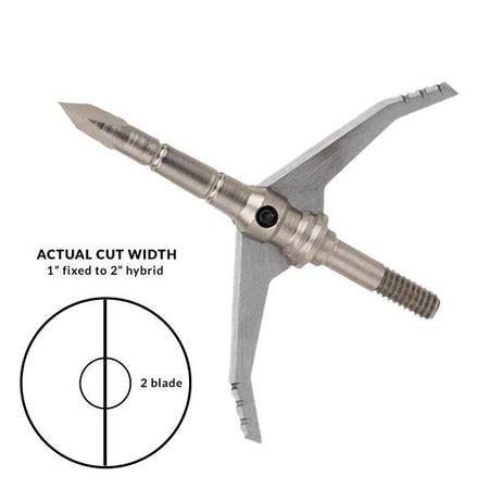 Dead Ringer Just Nasty 2.0 Carbon Steel Broadhead 100/125 Grain 2.0 Cut