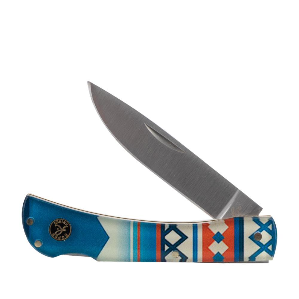 ABKT Roper Tumbleweed Sunset Series Folding Knife 3in Drop Point