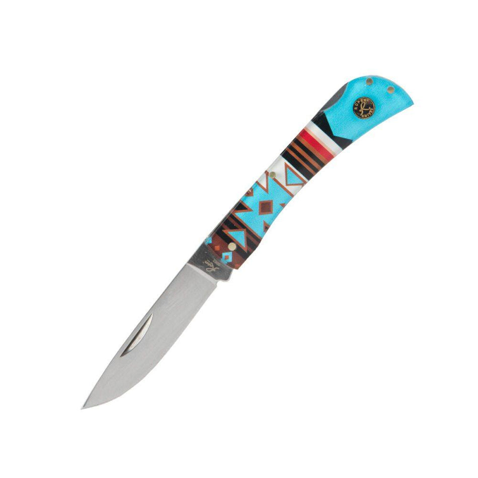 ABKT Roper Tumbleweed Sunset Series II Folding Knife 3-Inch Drop Point Blade
