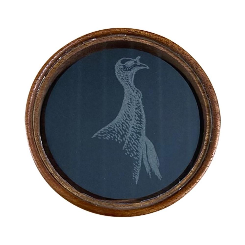 The Grind Glass Ghost Turkey Pot Call with Mahogany Hardwood Pot