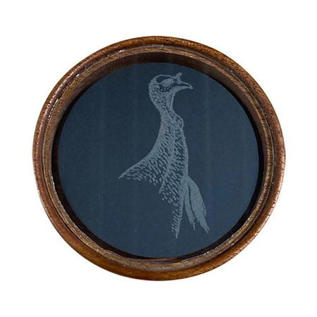 The Grind Glass Ghost Turkey Pot Call with Mahogany Hardwood Pot