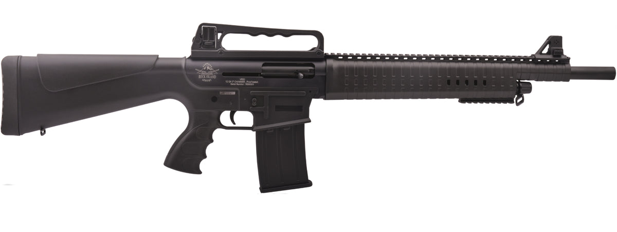 Rock Island 601BC VR60 12 Gauge 3" 20" 5+1 Black Anodized Rec Black Synthetic Stock Right Hand