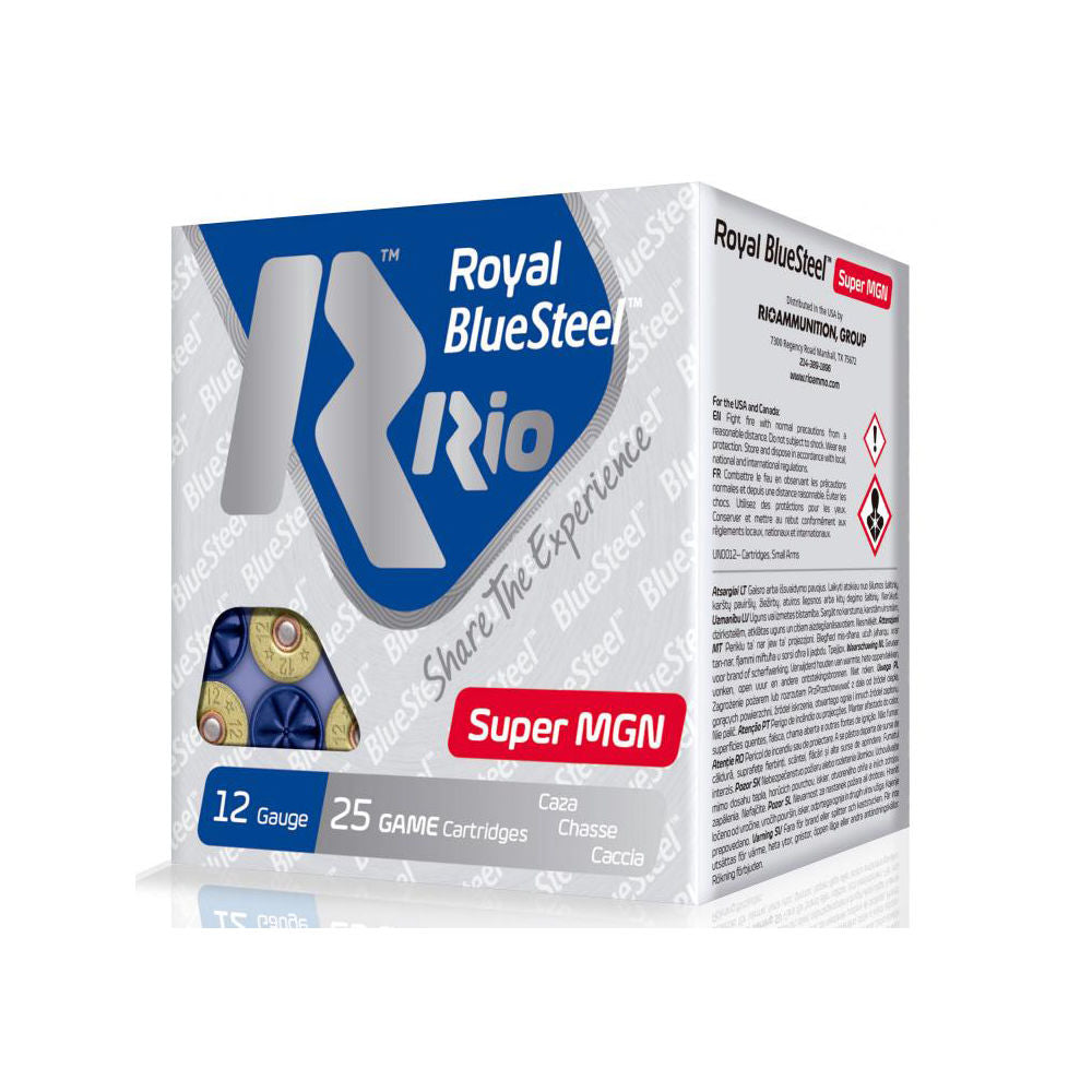 Rio Ammunition Royal BlueSteel Super Magnum 12 Gauge 3.5 in / 3.5 in #3 1-3/8 oz