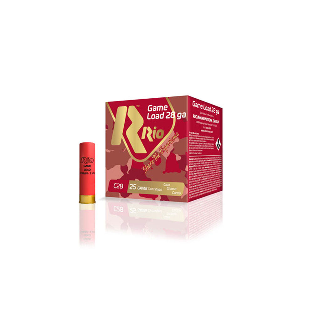 Rio Ammunition Game Load Heavy Field 28 Gauge 2.75 in / 2.75 in #7.5 1 oz