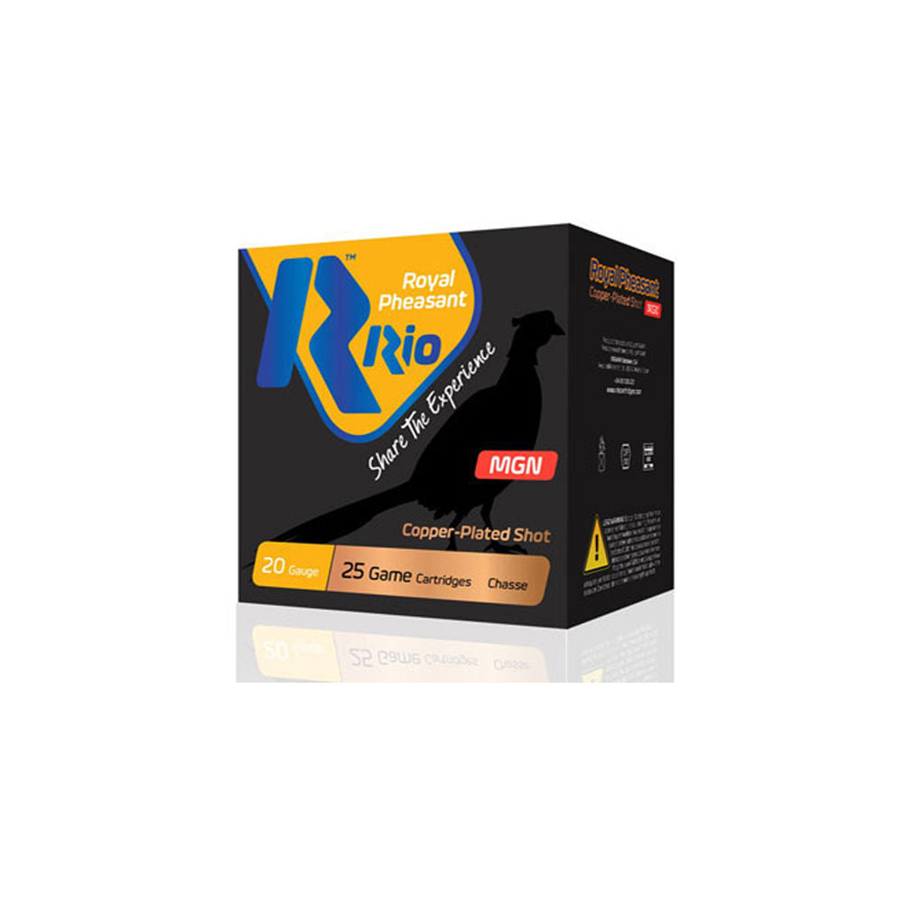 Rio Ammunition Royal Pheasant Copper MGN 20 Gauge 3 in / 3 in #5 1-1/4 oz