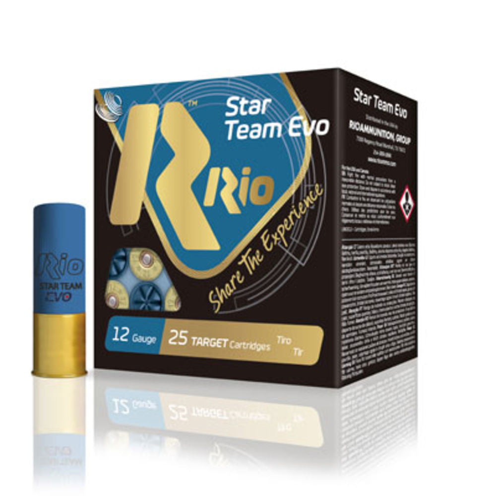 Rio Ammunition Star Team EVO Low Recoil #8 12 Gauge 1 oz 2.75 in