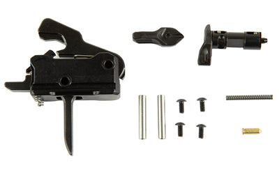 Rise Armament Super Sporting Flat Trigger with Ambi Safety, AR15, 3.5 LB Pull, Black T017F-6423-BLK