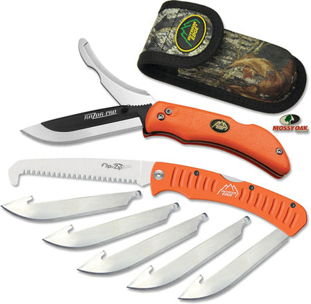 Outdoor Edge Razor-Pro Saw Combo with 6 Blades and Mossy Oak Sheath