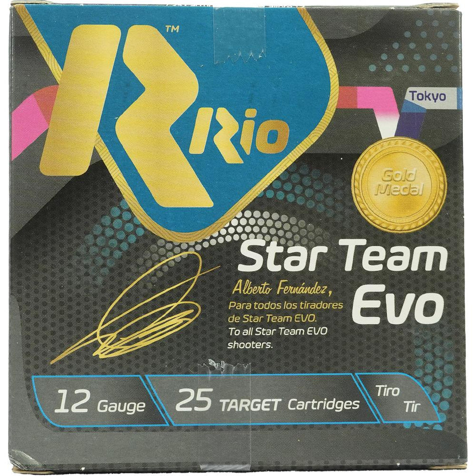 Rio Ammunition Star Team EVO High Velocity 12 Gauge 2.75 in / 2.75 in #8 1 oz