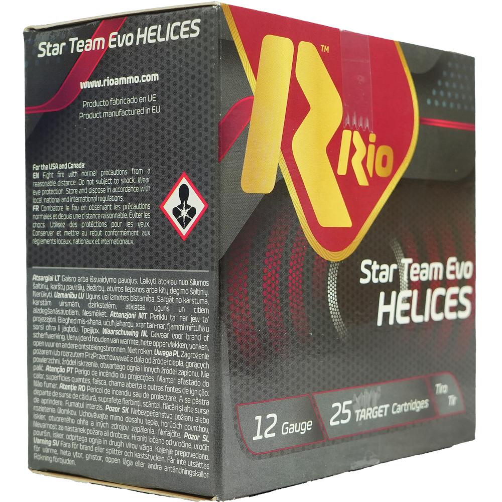 Rio Ammunition Star Team EVO Helices 12 Gauge 2.75 in / 2.75 in #7.5 1 oz