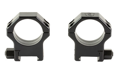 Riton Optics Contessa 30mm Hardened Steel Picatinny Scope Rings, 12mm Height, Black XRC3012S23