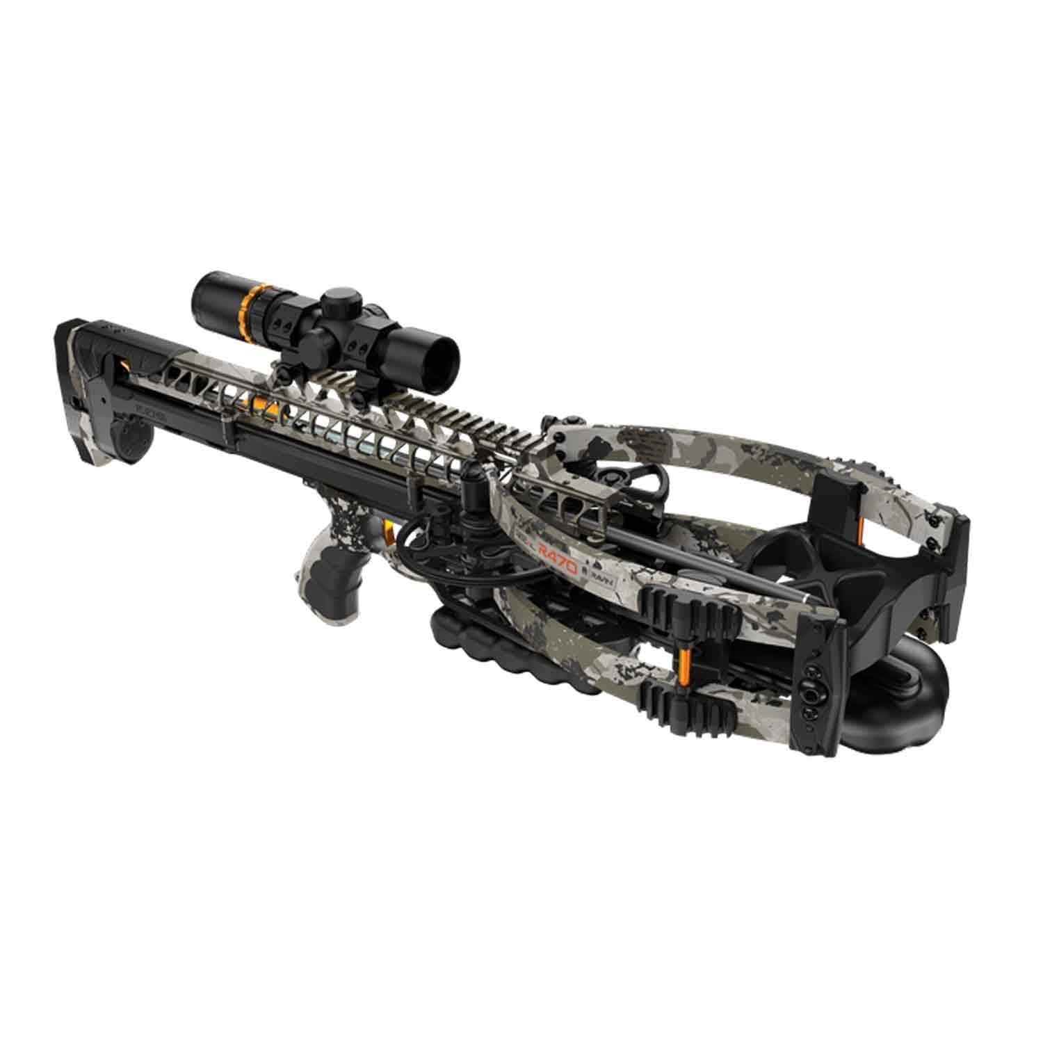 Ravin R470 XK7 Crossbow 470 FPS with Illuminated 550 FPS Scope Kings XK7 Camo
