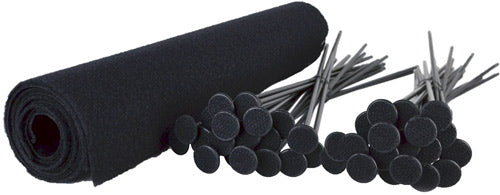 GSS Large Rifle Rod Kit 40 Black Rods .22 Cal 19"x45"