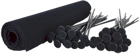 GSS Large Rifle Rod Kit 40 Black Rods .22 Cal 19"x45"