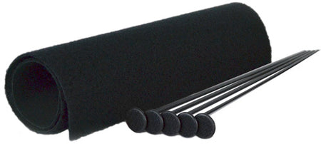 GSS Small Rifle Rod Kit, 5 Black Rifle Rods .22 Cal 19"x15"