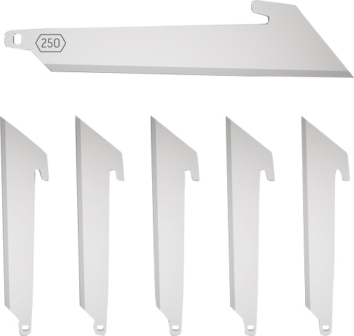 Outdoor Edge 2.5" Utility Replacement Blade Pack 6 Stainless Steel Blades