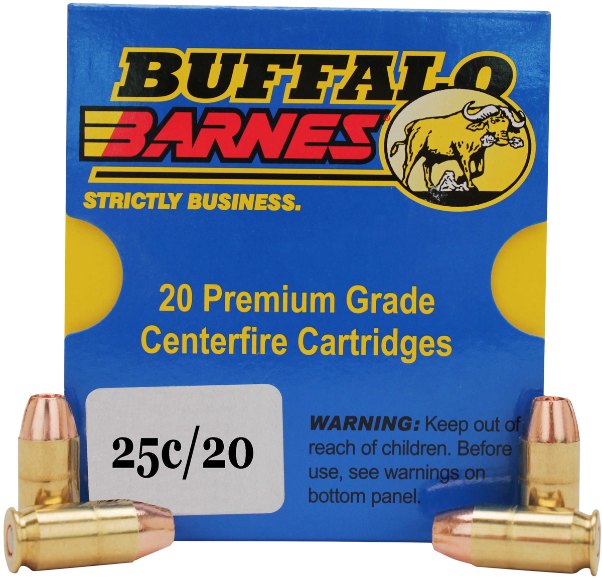 Buffalo Bore Ammunition 25C20 Buffalo-Barnes Strictly Business 357 Sig 125 gr Barnes TAC-XP Lead Free 20 Per Box/ 12 Cs