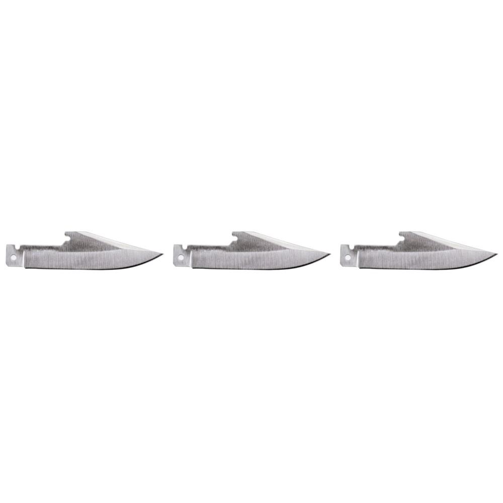 Remington RXB Drop Point Replacement Knife Blades 440 Stainless Steel 3-Pack