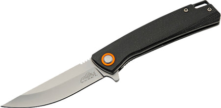 SZCO RUC 4" Black Micarta Handle Folding Knife D2 Steel Blade